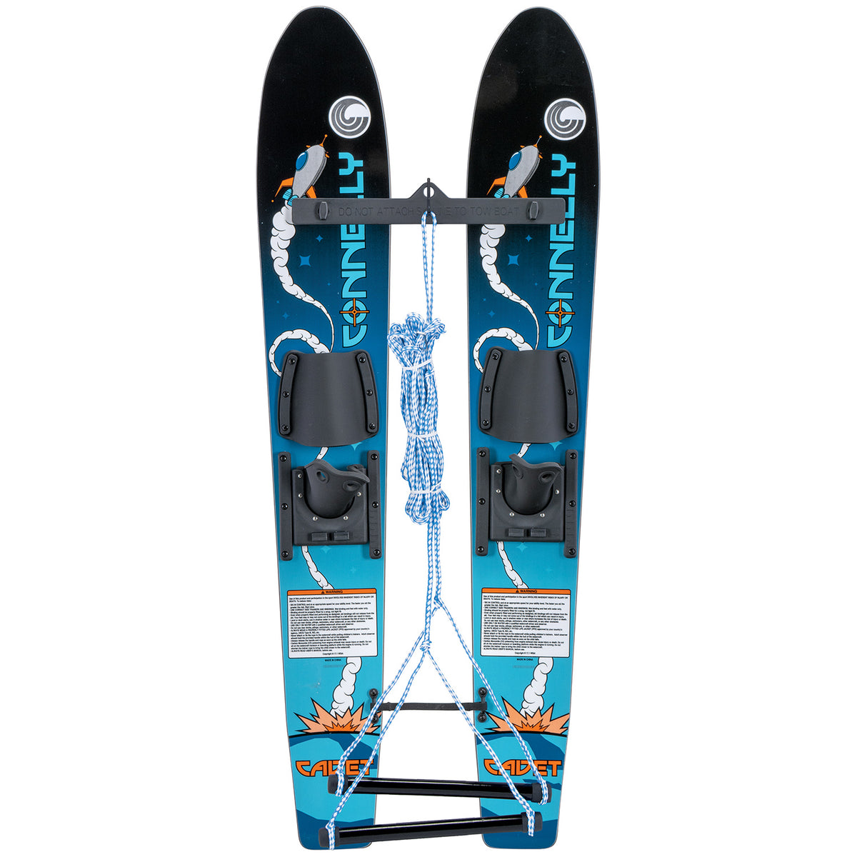 Connelly Cadet Water Skis + Child Slide Adjustable Bindings - Kids'