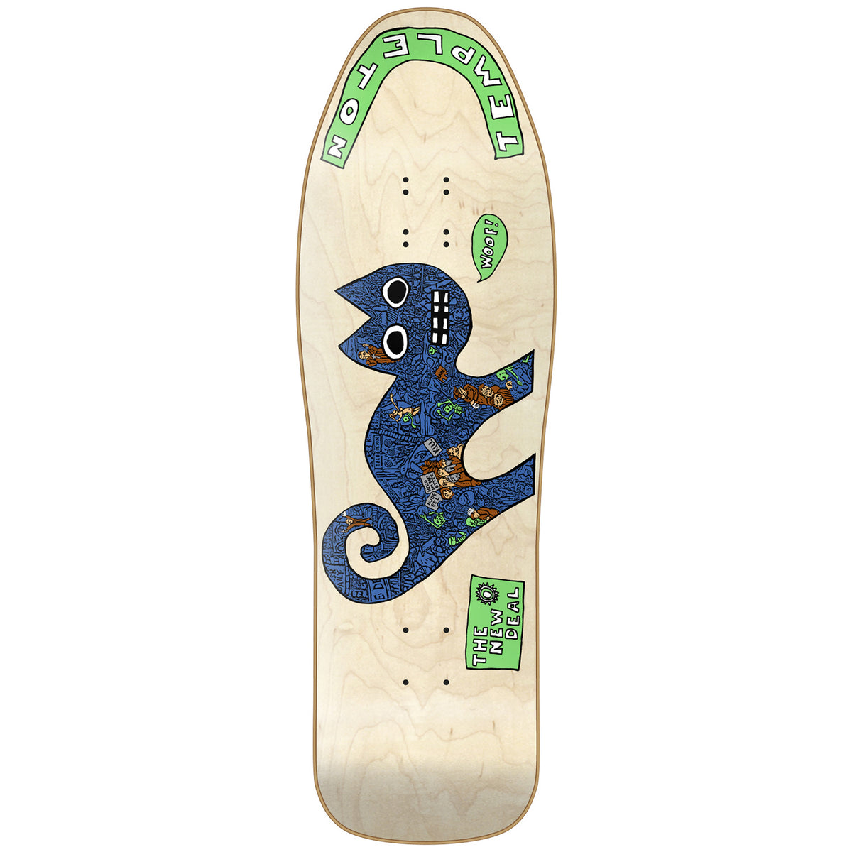 New Deal Templeton Cat HT 9.75 Skateboard Deck