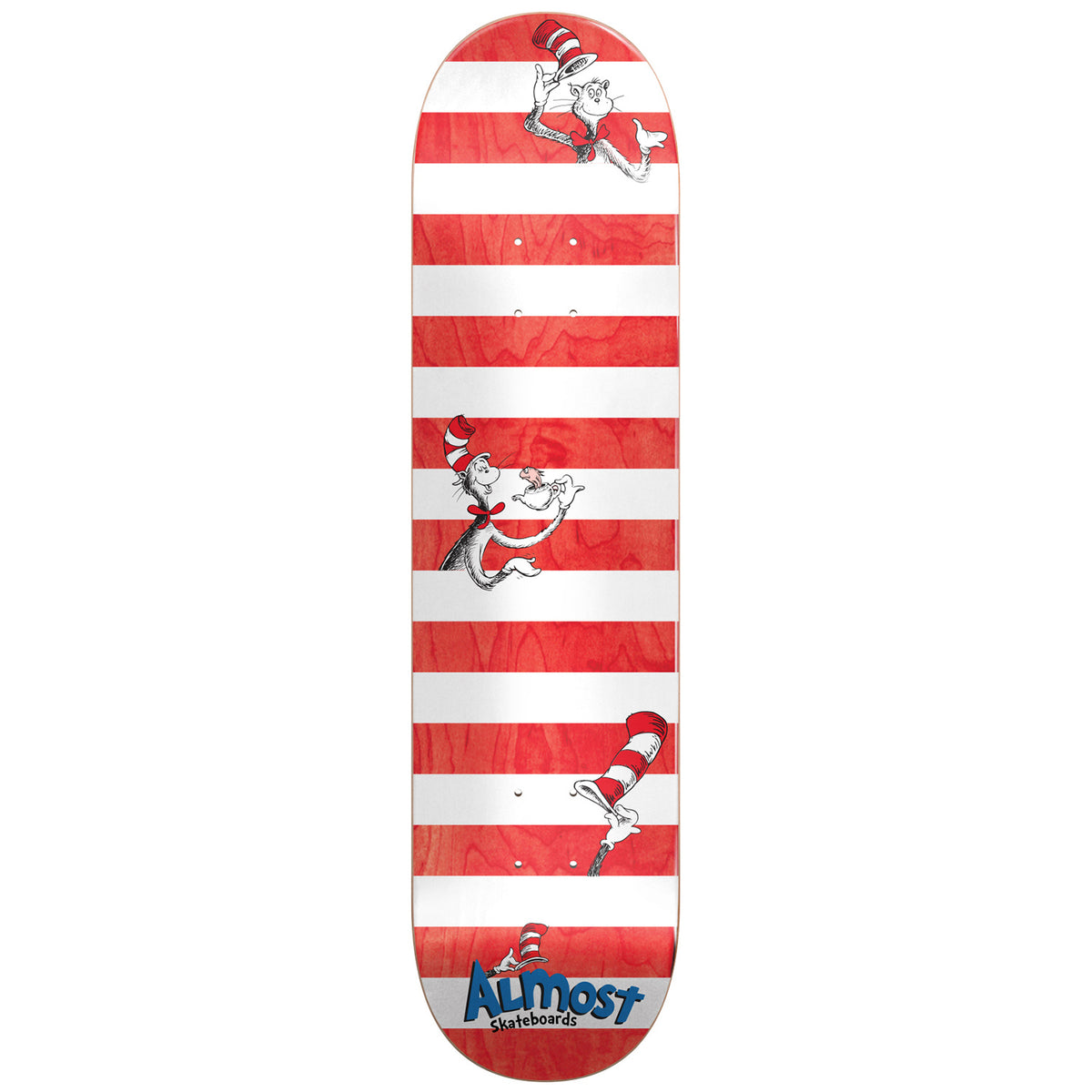 Almost Striped Cat Youness Amrani 8.125 Skateboard Deck