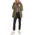 Volcom Walk On By Parka Jacket - Women's Army Green Combo