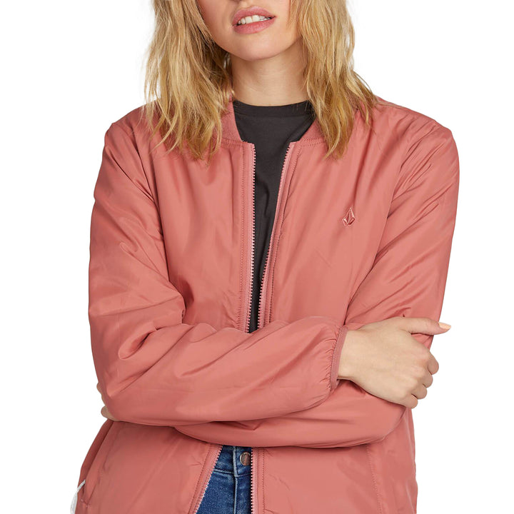 Volcom Reversible Polar Jacket - Women's Mauve