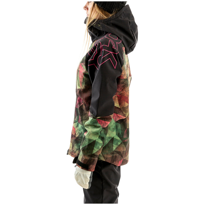 Oakley Hourglass 2.0 Softshell Jacket - Women's Geo Camo Green Pink
