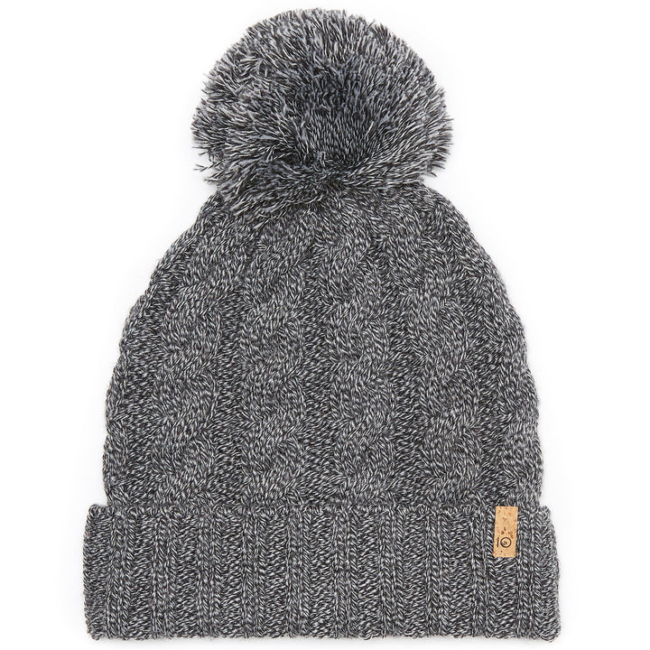 Tentree Atlin Pom Beanie - Women's Meteorite Black Marled