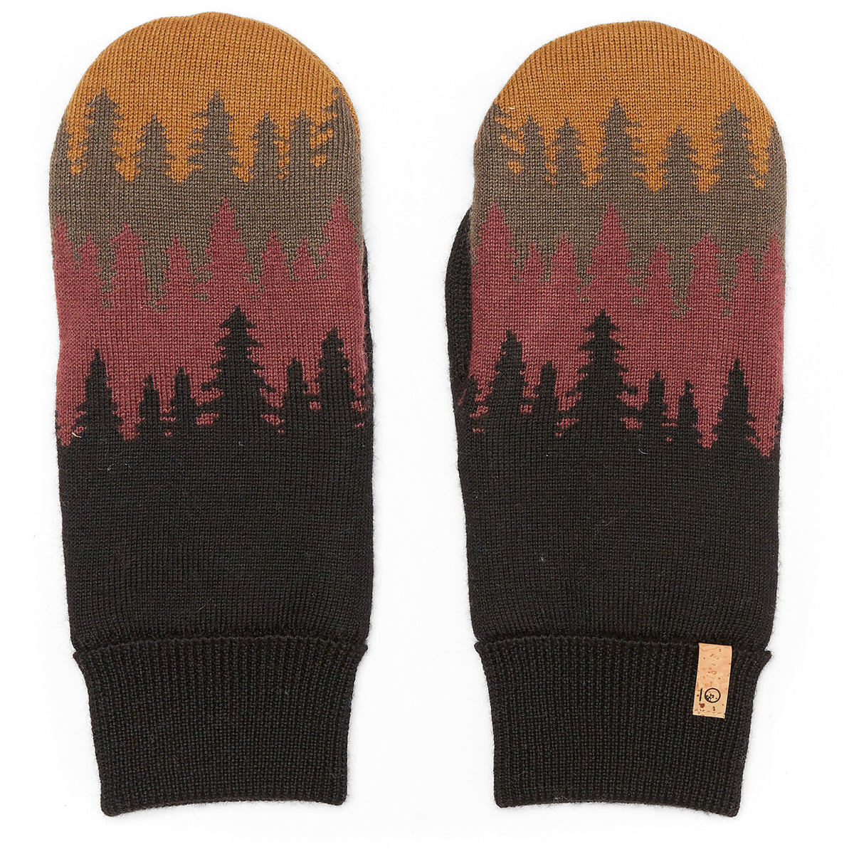 Tentree Purcell Mittens Bark Brown Juniper