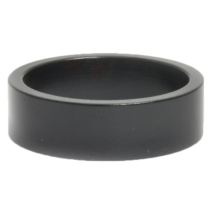 Wheels Manufacturing 1 1/8" x 10mm Aluminum Headset Spacers - Bag of 5 Black
