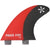 Phase Five Carbon Surf Twin Fin Set Red
