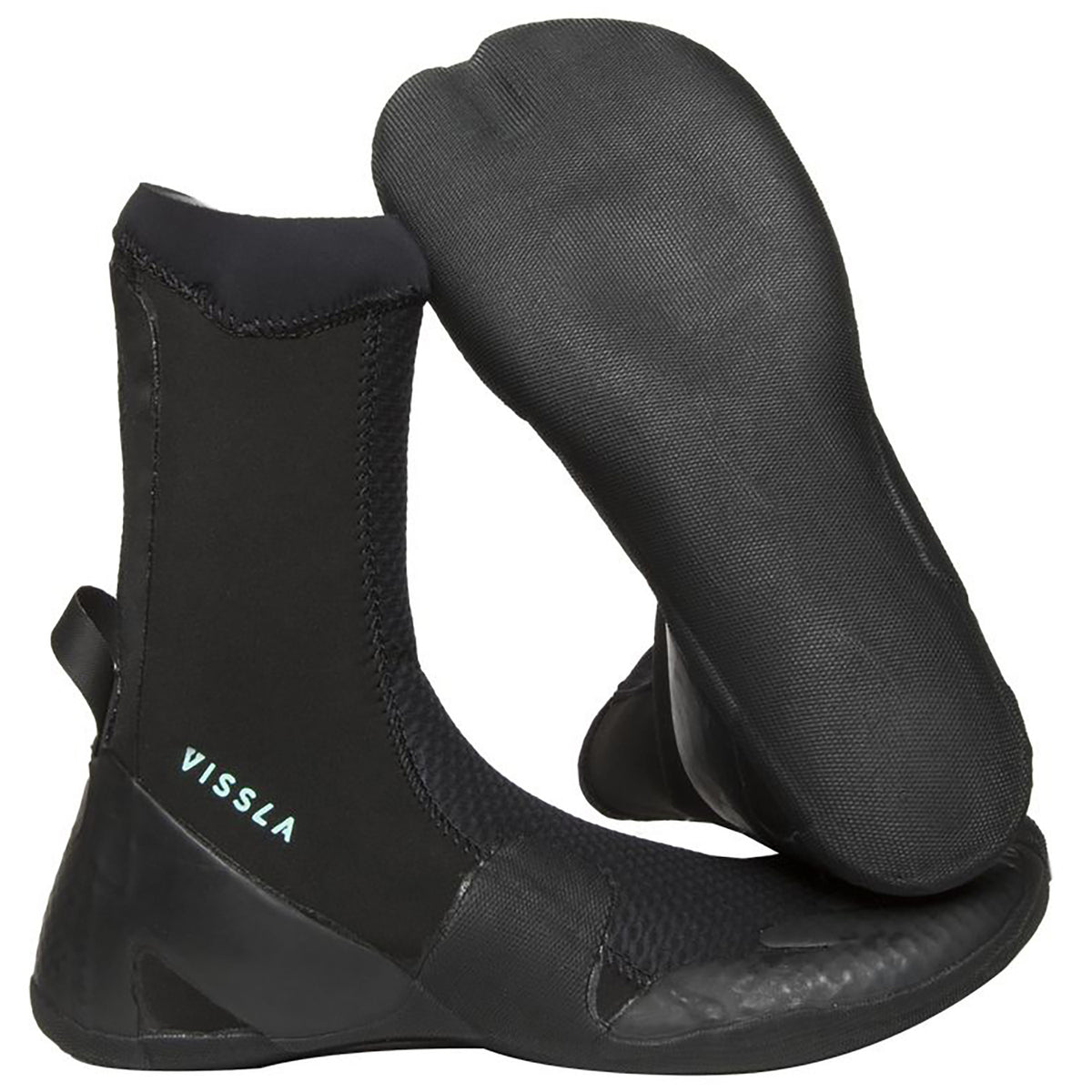 Vissla 3mm High Seas Split Toe Wetsuit Boots Black