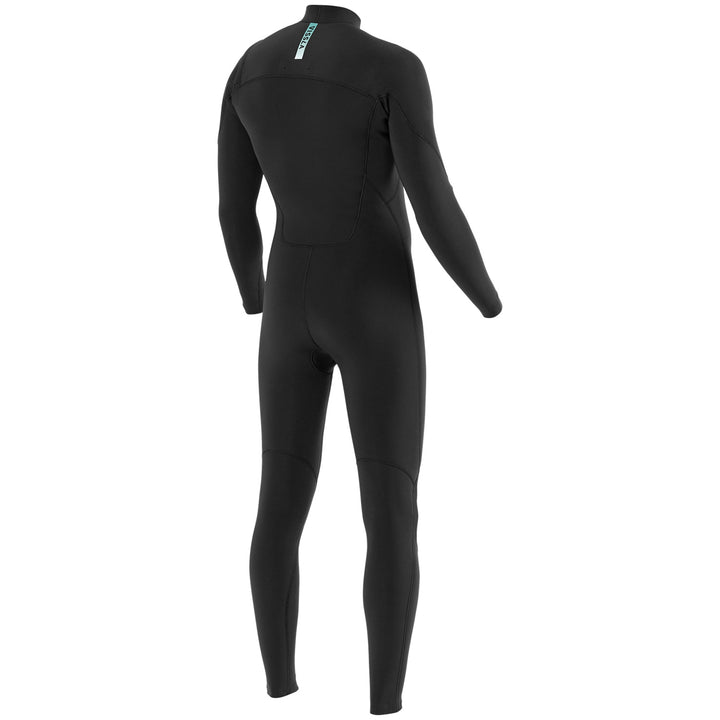 Vissla 7 Seas 3/2 Chest Zip Wetsuit Black with Jade
