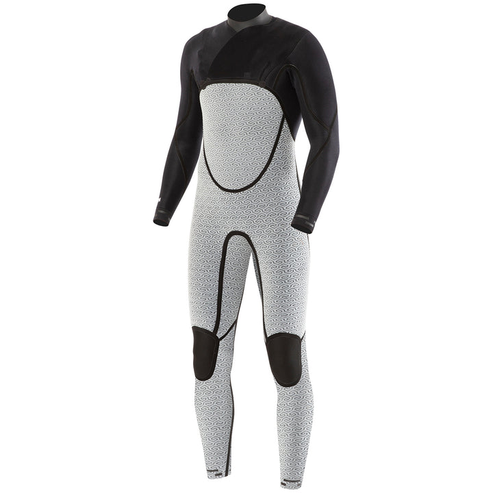 Vissla North Seas 3/2 Chest Zip Wetsuit Black