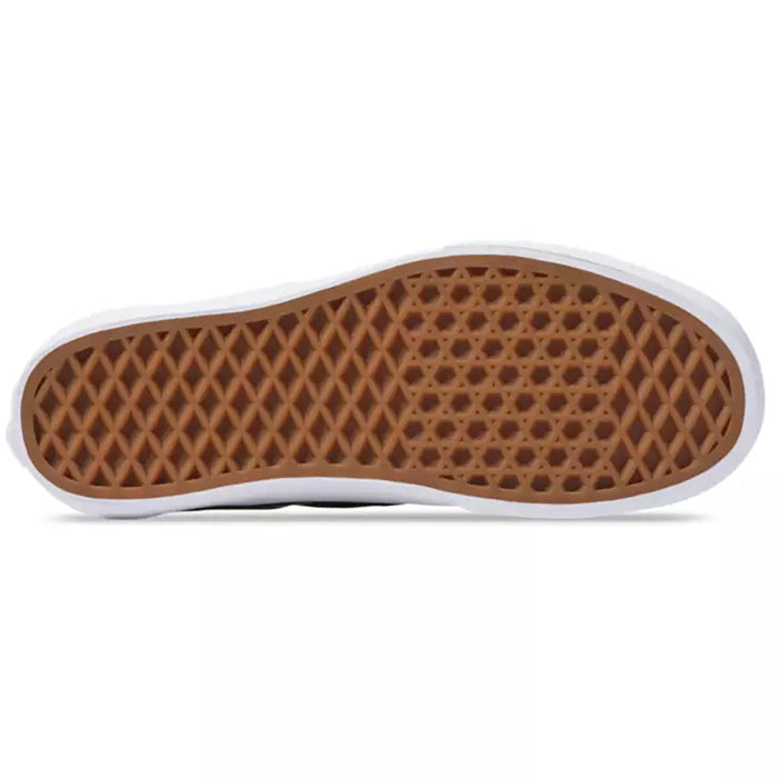 Vans Classic Slip-On Platform Shoes - Women's Black/White Checker