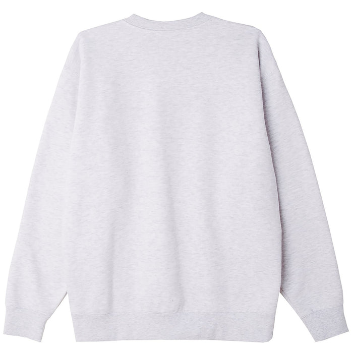 Obey Clothing Uni Crew Sweatshirt Ash Grey