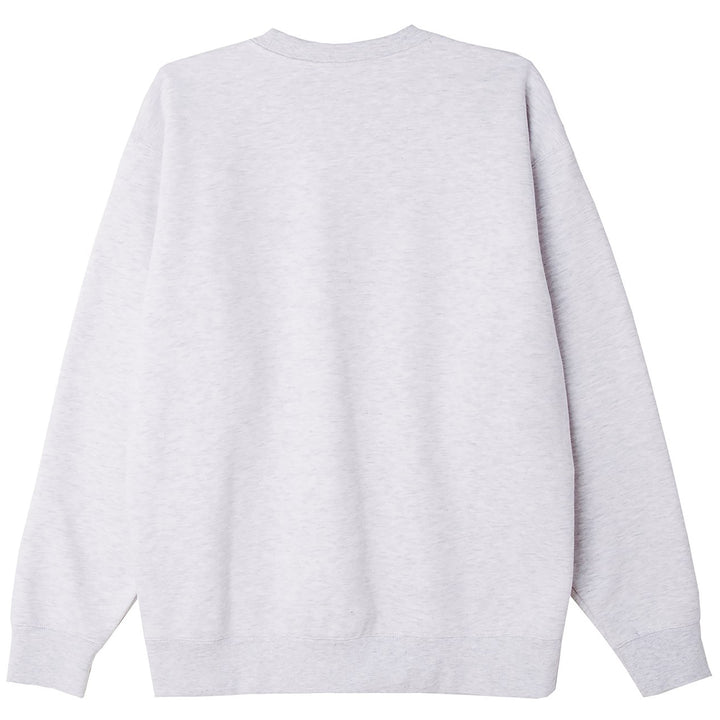 Obey Clothing Uni Crew Sweatshirt Ash Grey