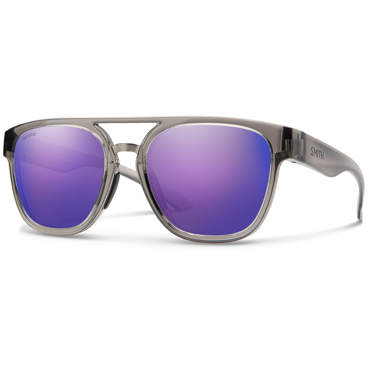 Smith Agency Sunglasses Cloud/ChromaPop Violet Mirror