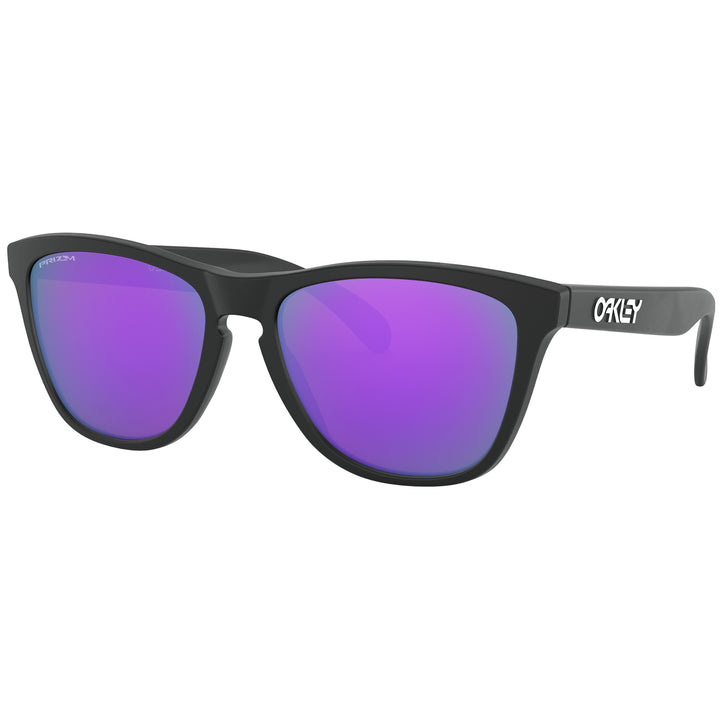 Oakley Frogskins Sunglasses Matte Black/Prizm Violet