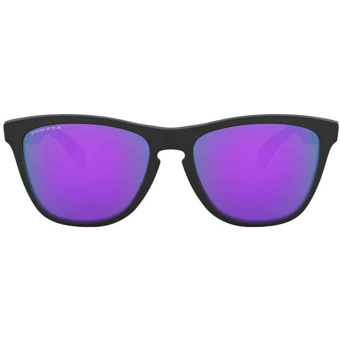 Oakley Frogskins Sunglasses Matte Black/Prizm Violet