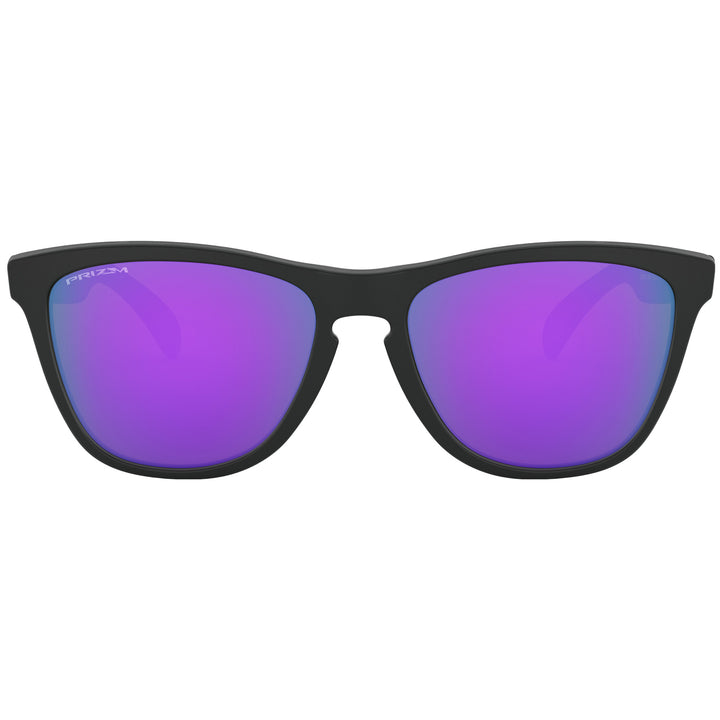 Oakley Frogskins Sunglasses Matte Black/Prizm Violet