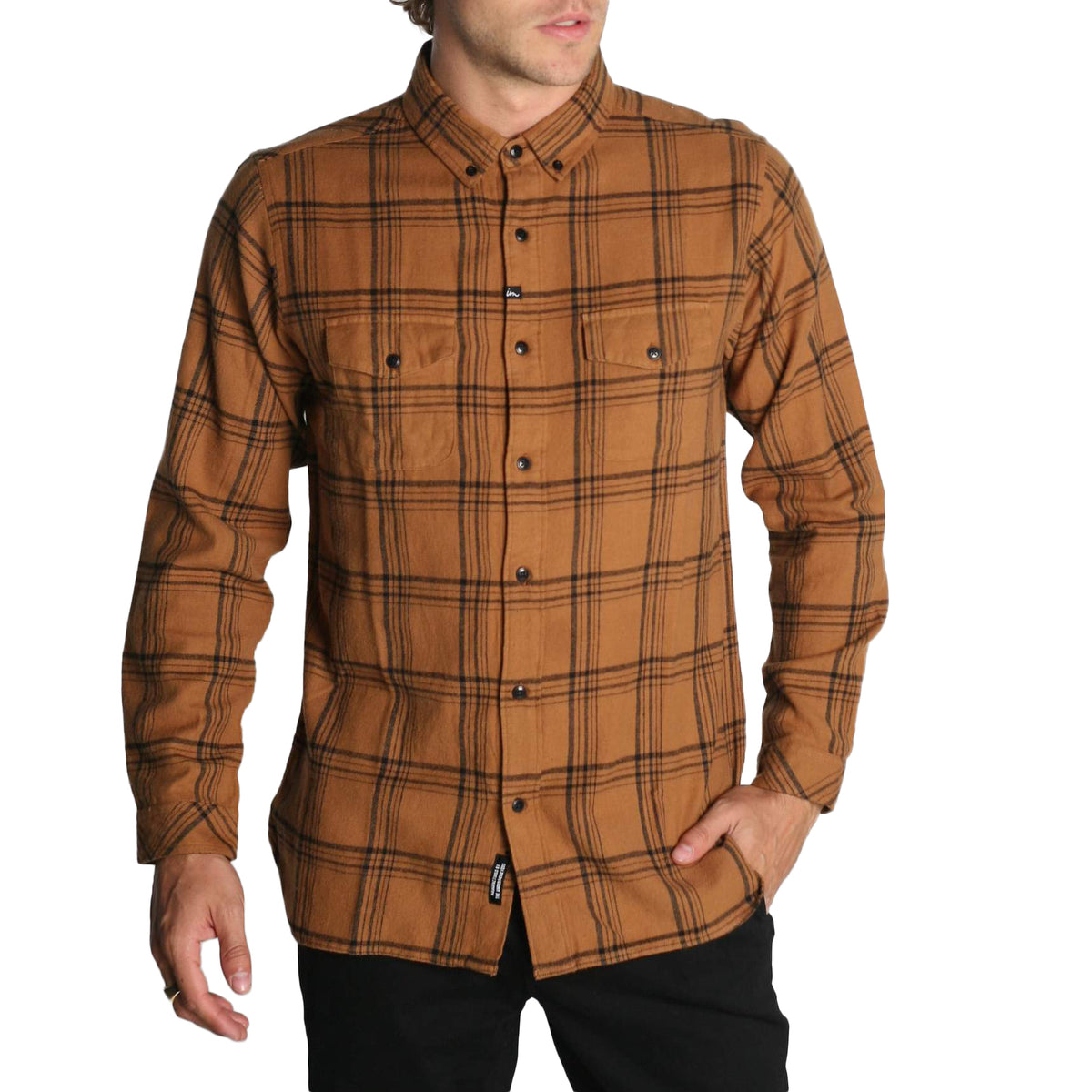 Imperial Motion Pacific Long-Sleeve Flannel Tobacco