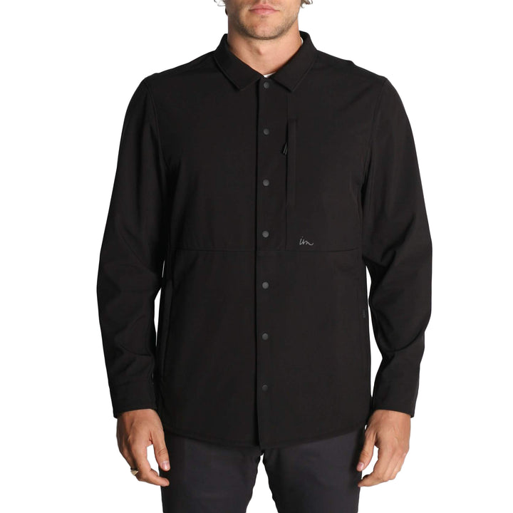 Imperial Motion Provision Shacket Black