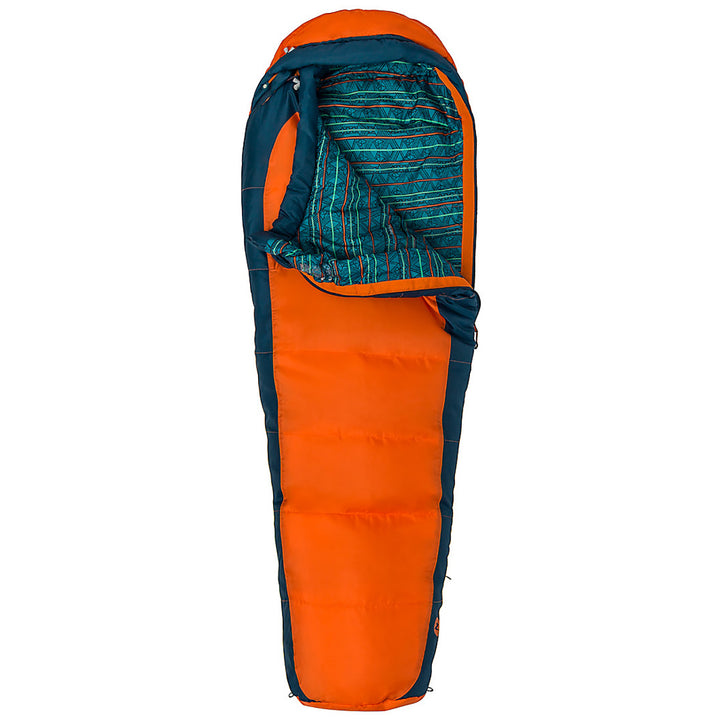 Marmot Banzai Trestles 35 Sleeping Bag - Little Kids' Mandaring Orange/Denim