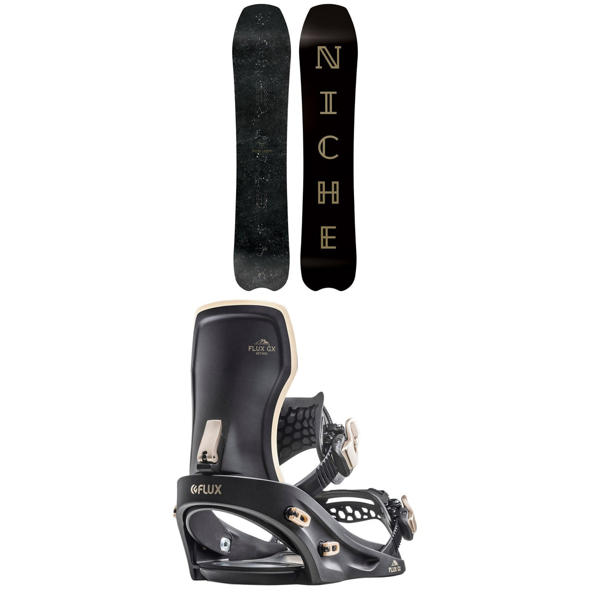 Niche Ember Snowboard + Flux GX Snowboard Bindings - Women's 2020