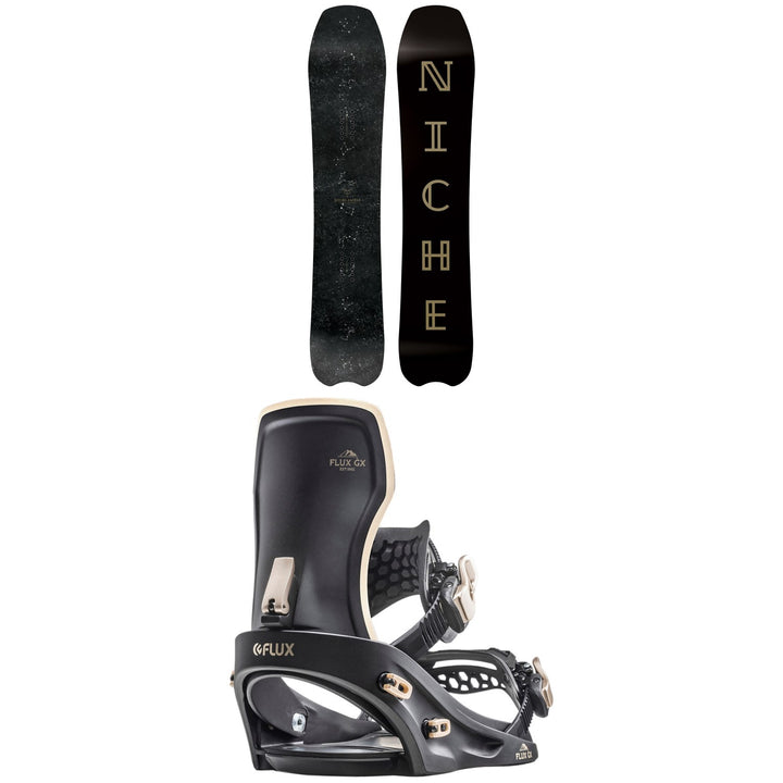 Niche Ember Snowboard + Flux GX Snowboard Bindings - Women's 2020