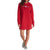 Vans Shine It Hoodie Dress - Women's Chili Pepper