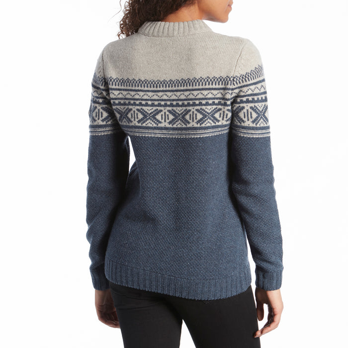 Fjallraven Övik Scandinavian Sweater - Women's Navy