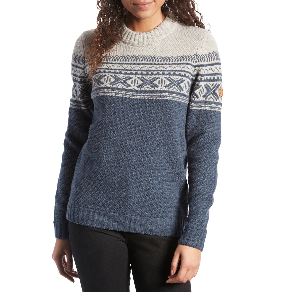Fjallraven Övik Scandinavian Sweater - Women's Navy