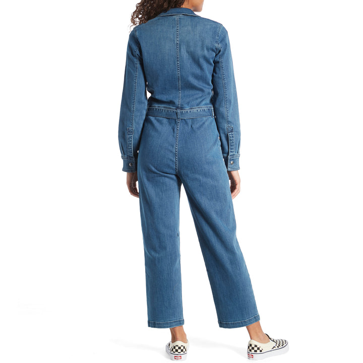 Volcom Fix It Boiler Jumpsuit - Women's Laguna Blue