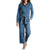 Volcom Fix It Boiler Jumpsuit - Women's Laguna Blue