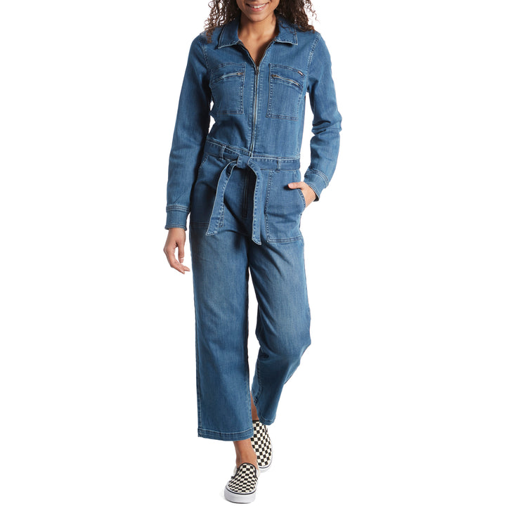 Volcom Fix It Boiler Jumpsuit - Women's Laguna Blue