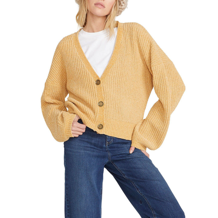 Volcom DIY Fly Sweater - Women's Vintage Gold