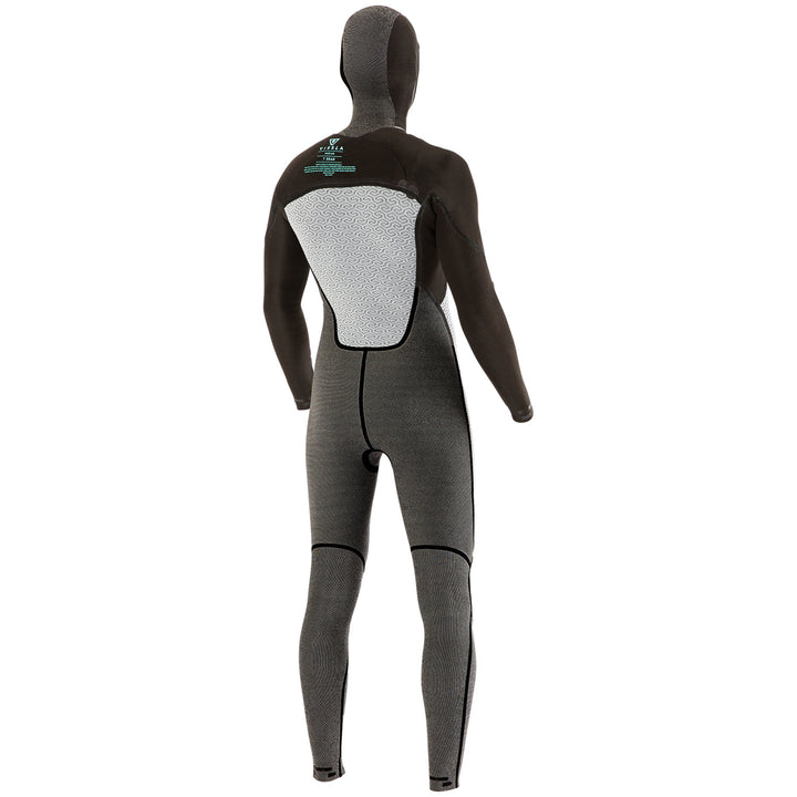 Vissla 7 Seas 5/4/3 Chest Zip Hooded Wetsuit Stealth