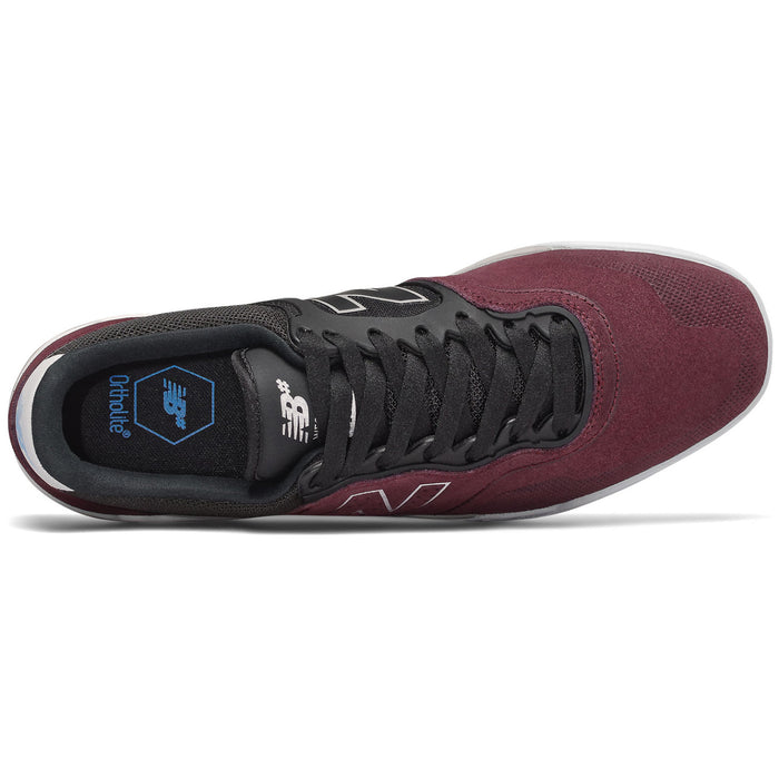 New Balance Numeric 913 Shoes Burgundy/White