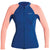 XCEL Axis 1.5/1 Long Sleeve Front Zip Wetsuit Jacket - Women's Faint Blue/Grapefruit