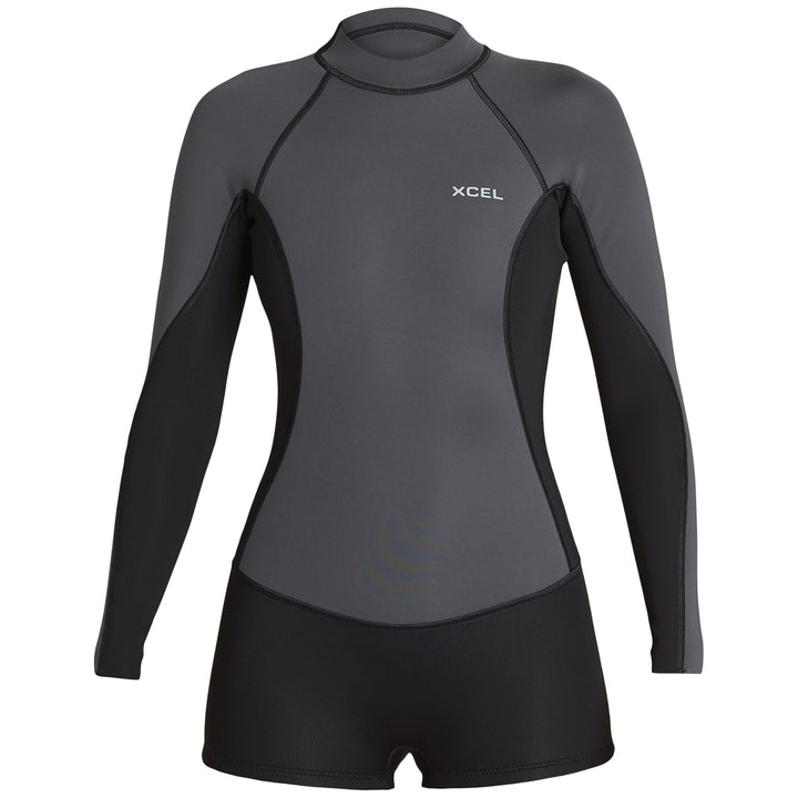XCEL 2/1mm Axis Long Sleeve Springsuit - Women's Black/Jet Black