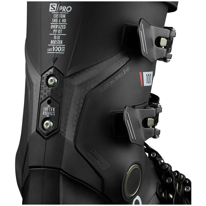 Salomon S/Pro 100 Ski Boots 2021 Black/Beluga/Red