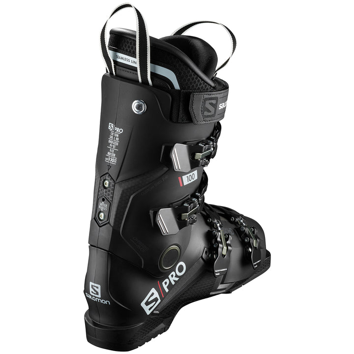 Salomon S/Pro 100 Ski Boots 2021 Black/Beluga/Red