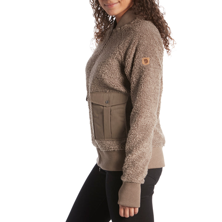 Fjallraven Greenland Pile Fleece Jacket - Women's Taupe