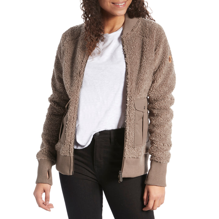 Fjallraven Greenland Pile Fleece Jacket - Women's Taupe
