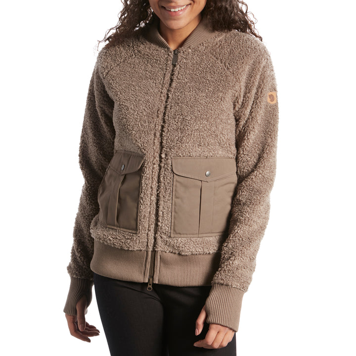 Fjallraven Greenland Pile Fleece Jacket - Women's Taupe