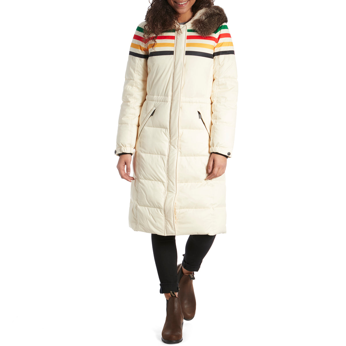 Pendleton Apres Parka - Women's Glacier Stripe
