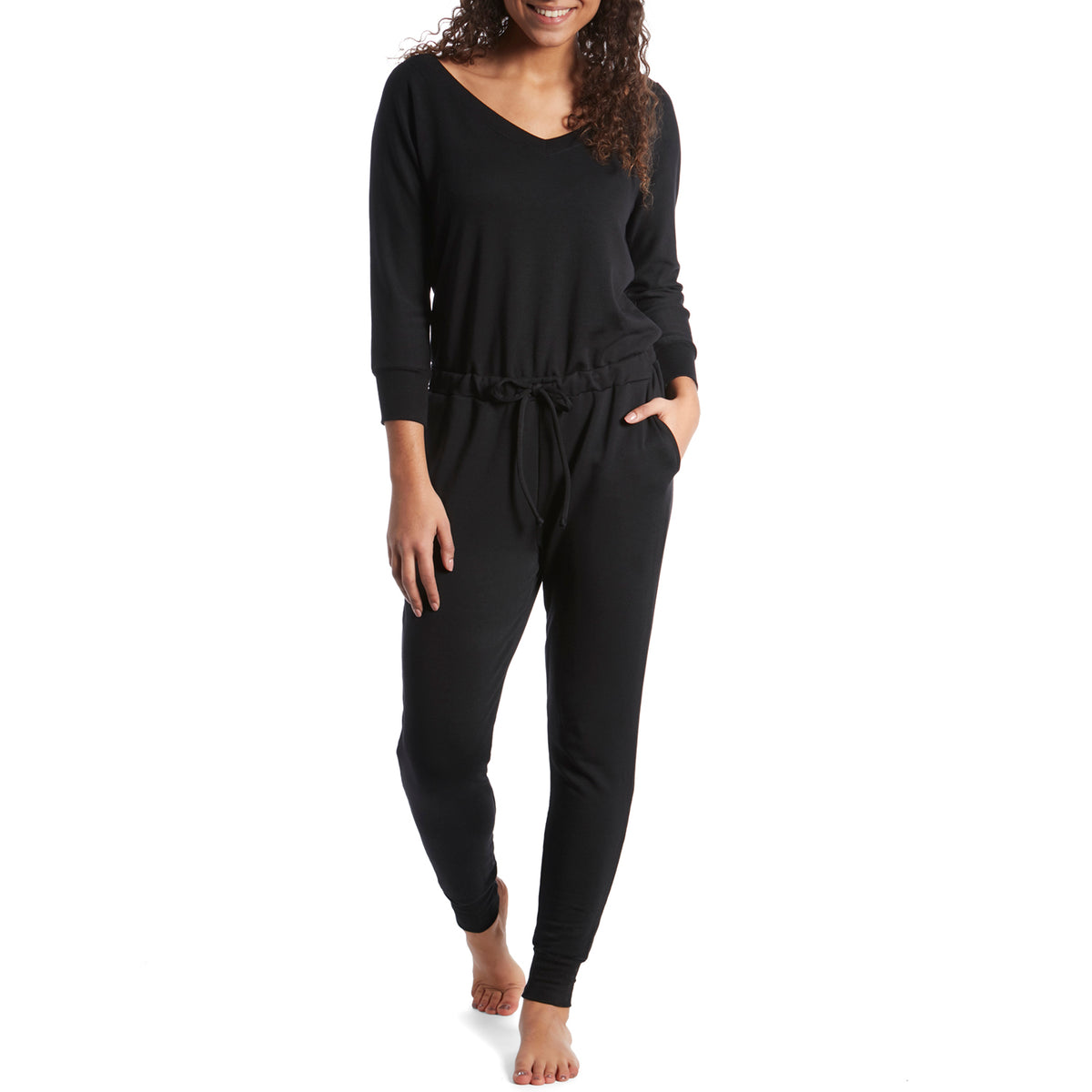 Beyond Yoga Meant To V-Neck Jumpsuit - Women's Black