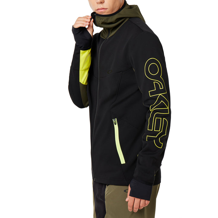 Oakley Hot Springs Thermal Full Zip Fleece Blackout