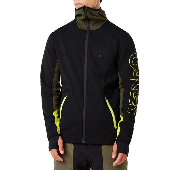Oakley Hot Springs Thermal Full Zip Fleece Blackout