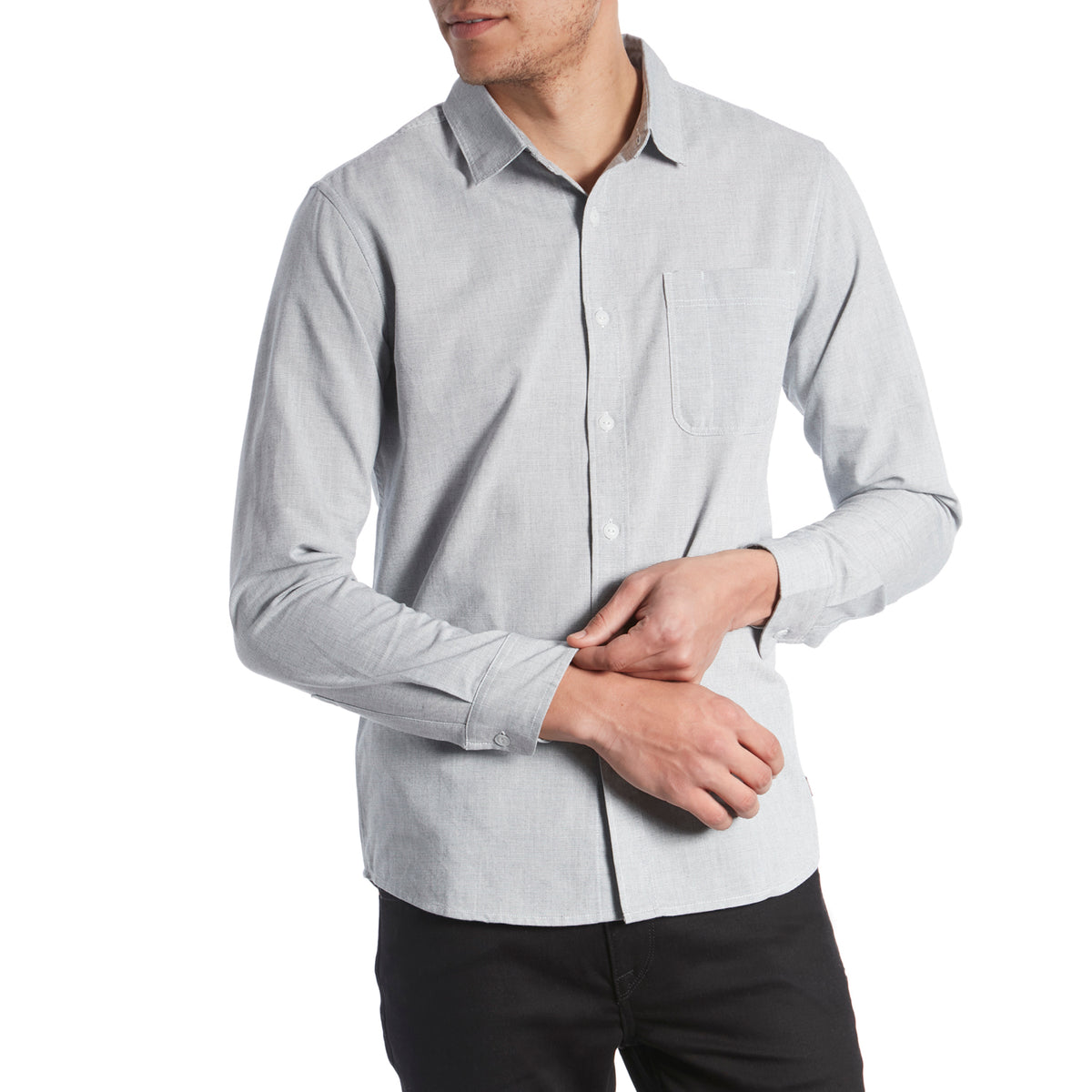 Vissla Woodshop Long-Sleeve Woven Shirt Dark Naval