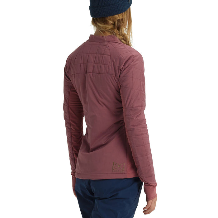 Burton AK New Helium 1/4 Zip Jacket - Women's Rose Brown