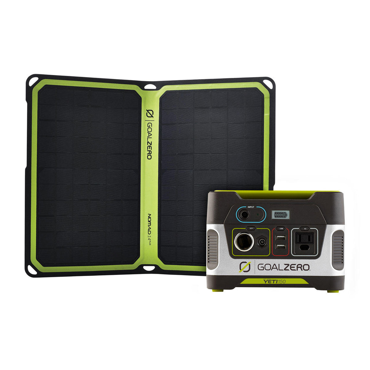 Goal Zero Yeti 150 + Nomad 14 Plus Solar Kit None