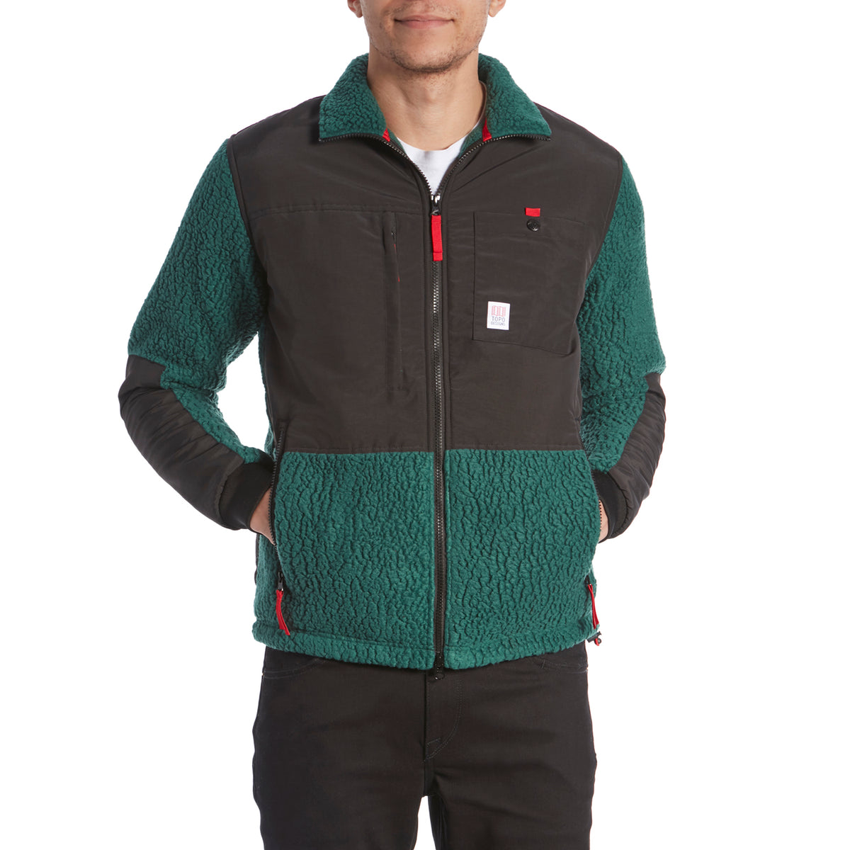 Topo Designs Subalpine Fleece Jacket Black/Forest