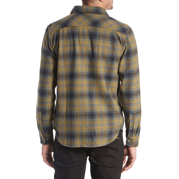 Dark Seas Exposure Long-Sleeve Shirt Navy/Tobacco